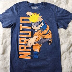 Naruto Navy Blue Orange Tee T-Shirt XL